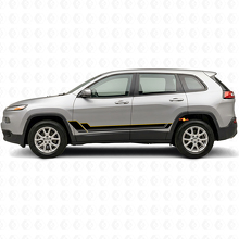 Twin Stripes Türen Vinyl-Aufkleber-Set für Jeep Cherokee KL 2013-2023_2