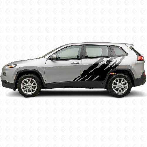 Schlammspritzer Grafik Seiten Vinylaufkleber für Jeep Cherokee KL 2013-2023