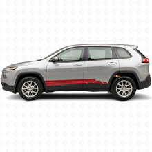 Gebogene Streifen Seiten-Vinyl-Aufkleber-Kit für Jeep Cherokee KL 2013-2023_3
