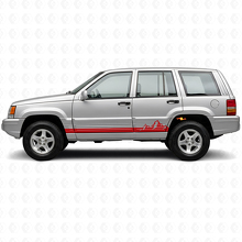 Mountains Dünne Streifen Seiten-Vinylaufkleber für Jeep Grand Cherokee 1993-1998_3