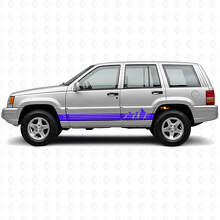 Mountains Wide Stripes Seiten-Vinylaufkleber für Jeep Grand Cherokee 1993-1998_2