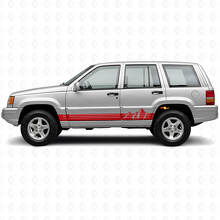 Mountains Wide Stripes Seiten-Vinylaufkleber für Jeep Grand Cherokee 1993-1998_3