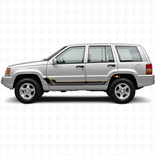 Twin Stripes Türen Vinylaufkleber-Set für Jeep Grand Cherokee 1993-1998_2