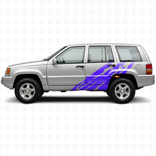 Schlammspritz-Grafik Seitenvinylaufkleber für Jeep Grand Cherokee 1993-1998_2
