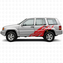 Schlammspritz-Grafik Seitenvinylaufkleber für Jeep Grand Cherokee 1993-1998_3