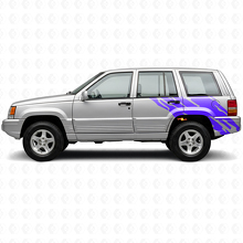 Schlamm-Spritzschutzgrafik hinterer Seiten-Vinylaufkleber für Jeep Grand Cherokee 1993-1998_2