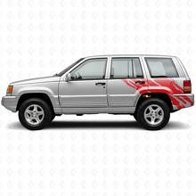 Schlamm-Spritzschutzgrafik hinterer Seiten-Vinylaufkleber für Jeep Grand Cherokee 1993-1998_3