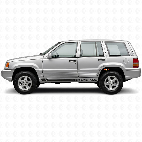 Honeycomb-Streifen Seiten-Vinylaufkleber für Jeep Grand Cherokee 1993-1998