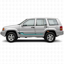 Vintage-Stil Seitenstreifen Vinyl-Aufkleber für Jeep Grand Cherokee 1993-1998_2
