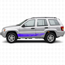 Dekoratives Seitendesign Vinyl-Aufkleber-Set für Jeep Grand Cherokee 1999-2004_2