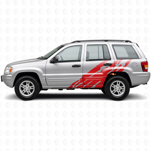 Schlamm-Spritz-Grafik Seitenaufkleber für Jeep Grand Cherokee 1999-2004_3