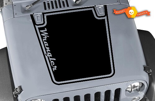 Jeep JK klassischer grafischer Motorhaubenaufkleber Aufkleber CJ YJ TJ JK Vinyl-Aufkleber