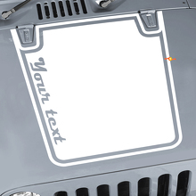 Blackout-Grafik Motorhauben-Vinylaufkleber für Jeep Wrangler CJ YJ TJ JK_2