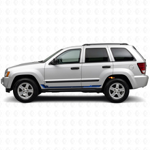 Rennsport-Streifen Vinyl-Aufkleber für Jeep Grand Cherokee 2005-2010_2