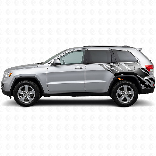 Schlamm-Spritz Grafik Heckseiten Vinyl Aufkleber für Jeep Grand Cherokee 2011-2021