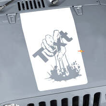 Individuell gestalteter Zombie-Hand-Motorhauben-Vinylaufkleber für Jeep Wrangler_2