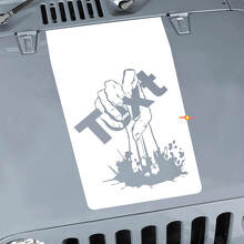 Zombie-Hand-Hauben-Vinyl-Aufkleber für Jeep Wrangler CJ YJ TJ JK_2