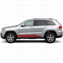 Gebogene Streifen Seiten-Vinyl-Aufkleber-Kit für Jeep Grand Cherokee 2011-2021_3