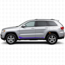 Sechseck-Streifen Seiten Vinyl Aufkleber für Jeep Grand Cherokee 2011-2021_2