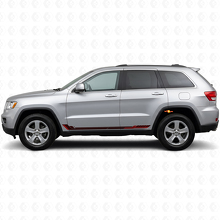 Racing Style Seitenstreifen Vinyl-Aufkleber für Jeep Grand Cherokee 2011-2021_3