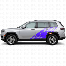 Schlammspritzer Grafik Seitenaufkleber Vinyl für Jeep Grand Cherokee 2021+_2