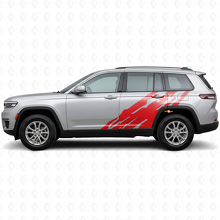 Schlammspritzer Grafik Seitenaufkleber Vinyl für Jeep Grand Cherokee 2021+_3