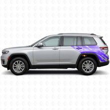 Schlammspritz-Grafik Heckseiten-Vinylaufkleber für Jeep Grand Cherokee 2021+_2