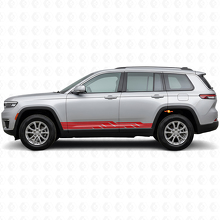 Verschlungene Streifen Seitenvinylaufkleber für Jeep Grand Cherokee 2021+_3