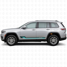 Vinyl-Aufkleber im Vintage-Stil mit Seitenstreifen für Jeep Grand Cherokee 2021+_2