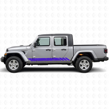 Topographische Streifen Seiten-Vinyl-Aufkleber für Jeep Gladiator 2020+_2