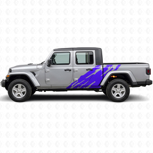 Schlammspritz-Grafik Seitenvinylaufkleber für Jeep Gladiator 2020+_2