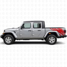 Mud Splash Grafik Aufkleber für die hintere Seite Jeep Gladiator 2020+_3