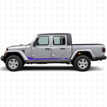 Honeycomb-Streifen Seiten-Vinyl-Aufkleber für Jeep Gladiator 2020+_2