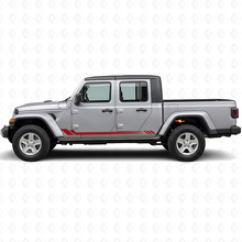 Honeycomb-Streifen Seiten-Vinyl-Aufkleber für Jeep Gladiator 2020+_3