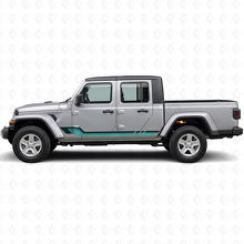 Vintage-Stil Seitenstreifen Vinylaufkleber für Jeep Gladiator 2020+_2