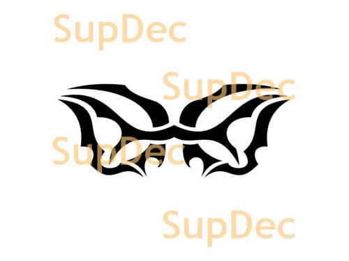 Tribal Style Shadow Wings Vinylaufkleber für Autos