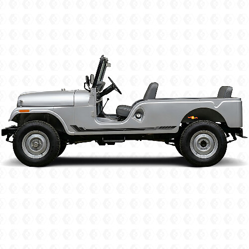 Racing-Stil Seitenstreifen Vinyl-Aufkleber für Jeep CJ-6 1955-1975_1
