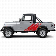 Schlammspritz-Grafik Seitenvinylaufkleber für Jeep CJ-8 Scrambler 1981-1986_3