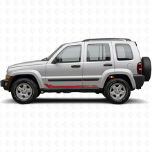 Honeycomb-Streifen Seitenaufkleber für Jeep Liberty 2002-2012_3