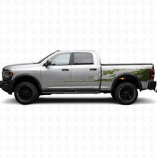 Individuelles Text-Schlamm-Spritzschutz-Seiten-Vinyl-Aufkleber-Set für Dodge Ram 2013–2020_2