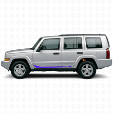Wabenstreifen Seitenvinyl-Aufkleber für Jeep Commander 2006-2010_2