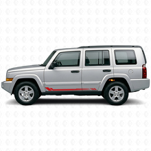 Wabenstreifen Seitenvinyl-Aufkleber für Jeep Commander 2006-2010_3