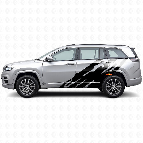 Schlamm-Spritzschutz Grafik Seitenaufkleber für Jeep Commander Meridian 2021+