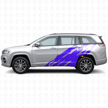 Schlamm-Spritzschutz Grafik Seitenaufkleber für Jeep Commander Meridian 2021+_2