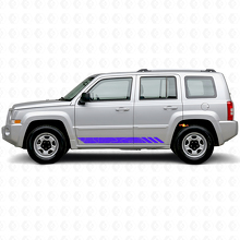 Topographische Streifen Seitenaufkleber für Jeep Patriot 2007-2017_2