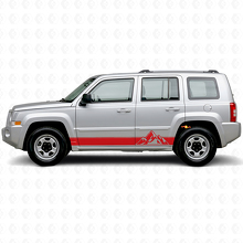 Mountains Style Streifen Seitenaufkleber für Jeep Patriot 2007-2017_3