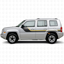 Twin-Stripes Seiten-Vinylaufkleber für Jeep Patriot 2007-2017_2