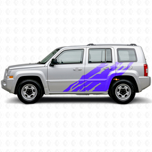 Schlamm-Spritz-Grafik Seitenaufkleber für Jeep Patriot 2007-2017_2