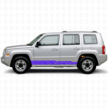 Verschlungene Streifen Seitlicher Vinylaufkleber für Jeep Patriot 2007-2017_2