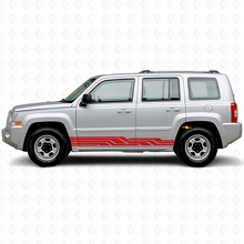 Verschlungene Streifen Seitlicher Vinylaufkleber für Jeep Patriot 2007-2017_3